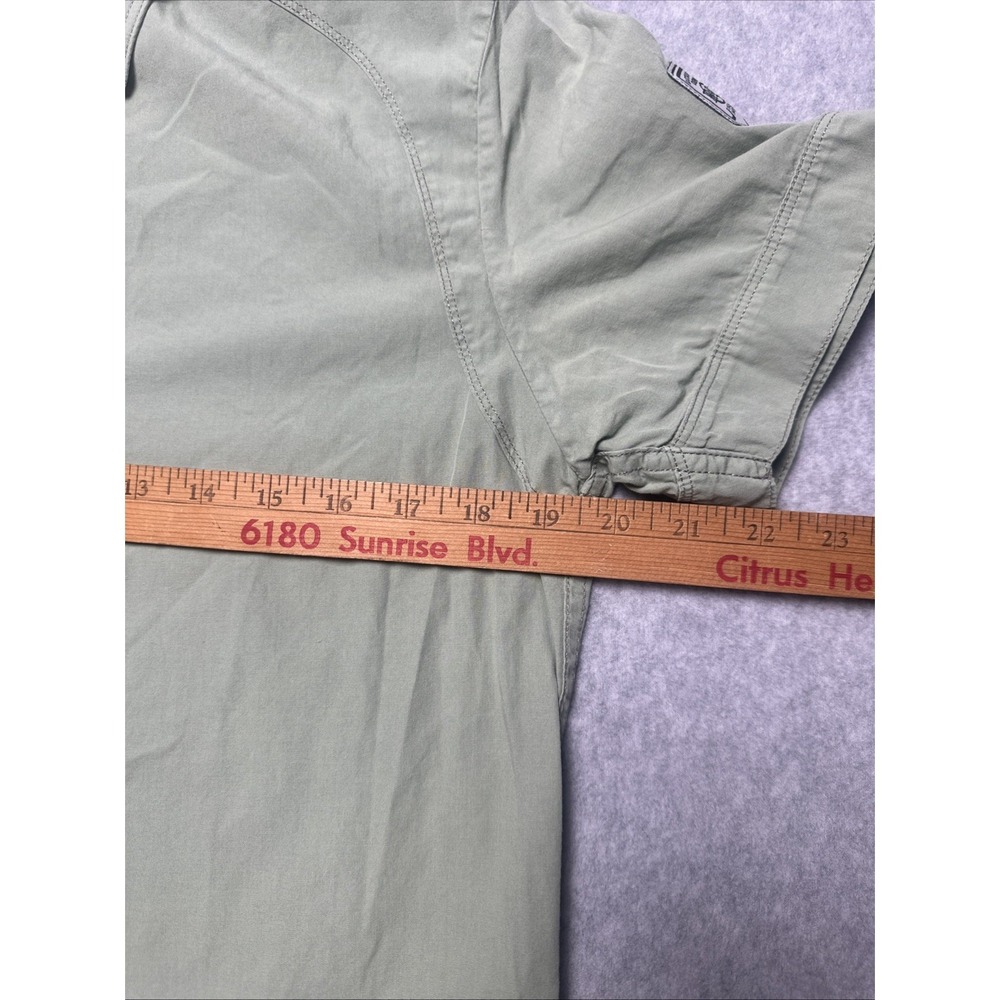 G-STAR / G RAW Green Button Down Cotton Polo‎ Shirt Men's Size Medium - Picture 8 of 8